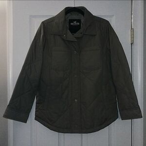 Hollister Women's Quilted Utility Jacket - Olive